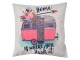 Povlak na polštář s motivem retro karavanu - 43*43 cm