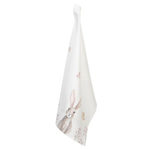 Kuchyňská utěrka s velikonočním motivem Rustic Easter Bunny - 50*70 cm