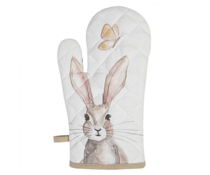 Kuchyňská chňapka s motivem králíků Rustic Easter Bunny - 16*30 cm