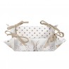 Bavlněný košík na pečivo s velikonočním motivem Rustic Easter Bunny - 35*35*8 cmBarva: Béžová Materiál: 100% bavlna Hmotnost: 0,15 kg 