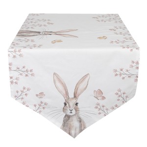 Běhoun na stůl s velikonočním motivem Rustic Easter Bunny - 50*160 cm