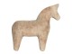 Keramická dekorace koně v cihlovo-hnědém provedení - 25*8*25 cm