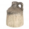 Keramický dekorační džbán v retro stylu Village – Ø 14*20 cmBarva:&nbsp;Hnědá / Krémová Materiál: Keramika Hmotnost: 0,9 kg 