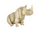 Dekorace nosorožce v antik vzhledu - 32*17*20 cm