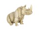 Dekorace nosorožce v antik vzhledu - 27*15*17 cm