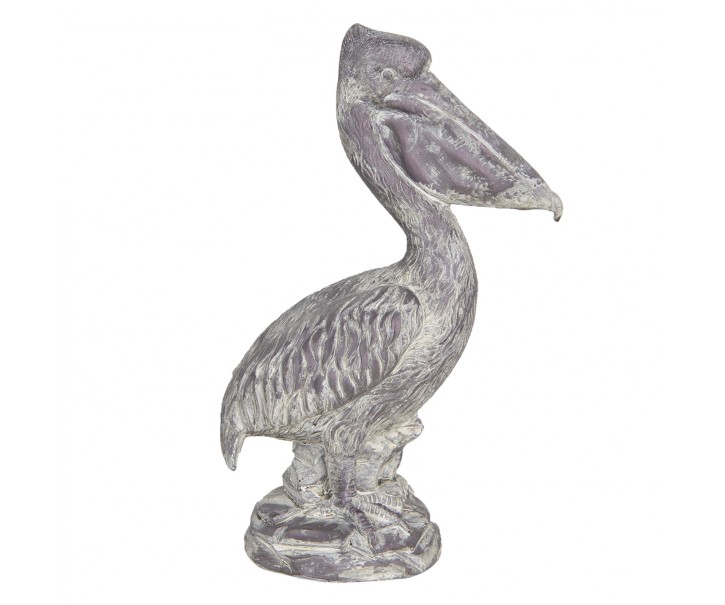 Dekorace pelikán s patinou - 19*11*31 cm