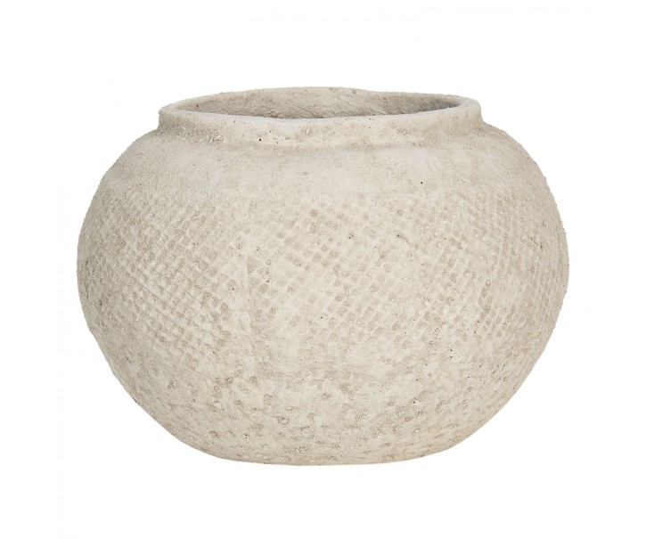 Cementový obal Clara na květináč - Ø 36*24 cm