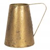 Zlatý dekorační džbán s patinou Bernetta - 22*16*21 cmBarva: Zlatá Materiál: Kov Hmotnost: 0,333 kg 