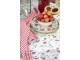 Bavlněný podsedák s výplní s motivem lesních jahod Wild Strawberries - 40*40 cm
