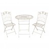 Set vintage kovového zahradního nábytku Eirene – Ø 69*76 cm / 39*47*92 cm