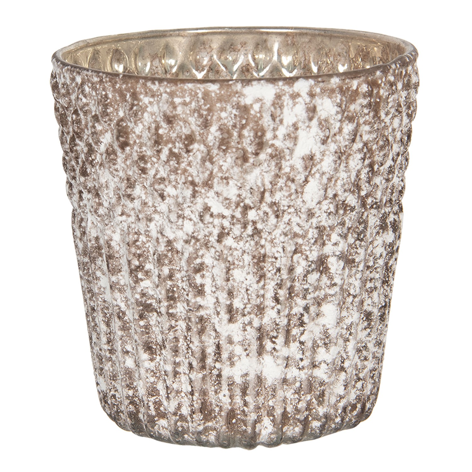 Skleněný svícen na čajovou svíčku Claire - Ø 13*12 cm