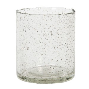 Skleněný svícen na čajovou svíčku Nolace - Ø 8*10 cm