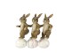 Dekorace králíků s vajíčky - 14*5*13 cm