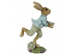 Dekorace běžící králík - 11*6*15 cm