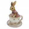 Dekorace králičí slečny v čajovém šálku - 8*8*11 cm

Barva: Vícebarevné
Materiál: Polyresin
Hmotnost: 0,121 kg
