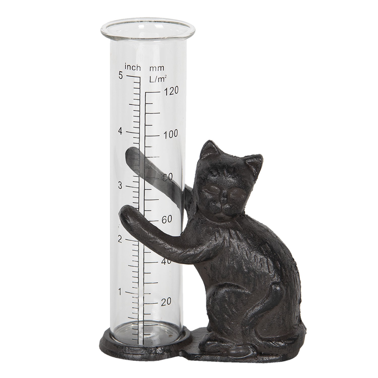 Odměrka na měření deště s kočkou Clayre & Eef
