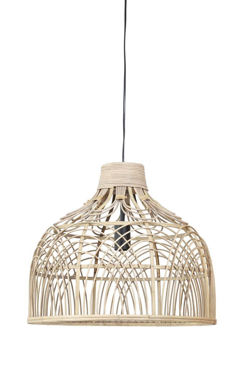 Přírodní ratanové závěsné světlo Pocita - Ø 48*43cm