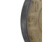 Dřevěné nástěnné hodiny s kovovým rámem- Ø 60*6cm