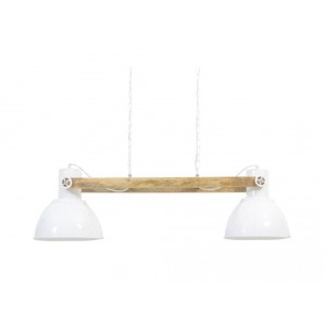Závěsné světlo Elay 2 lampy bílé - 110*30*30 cm