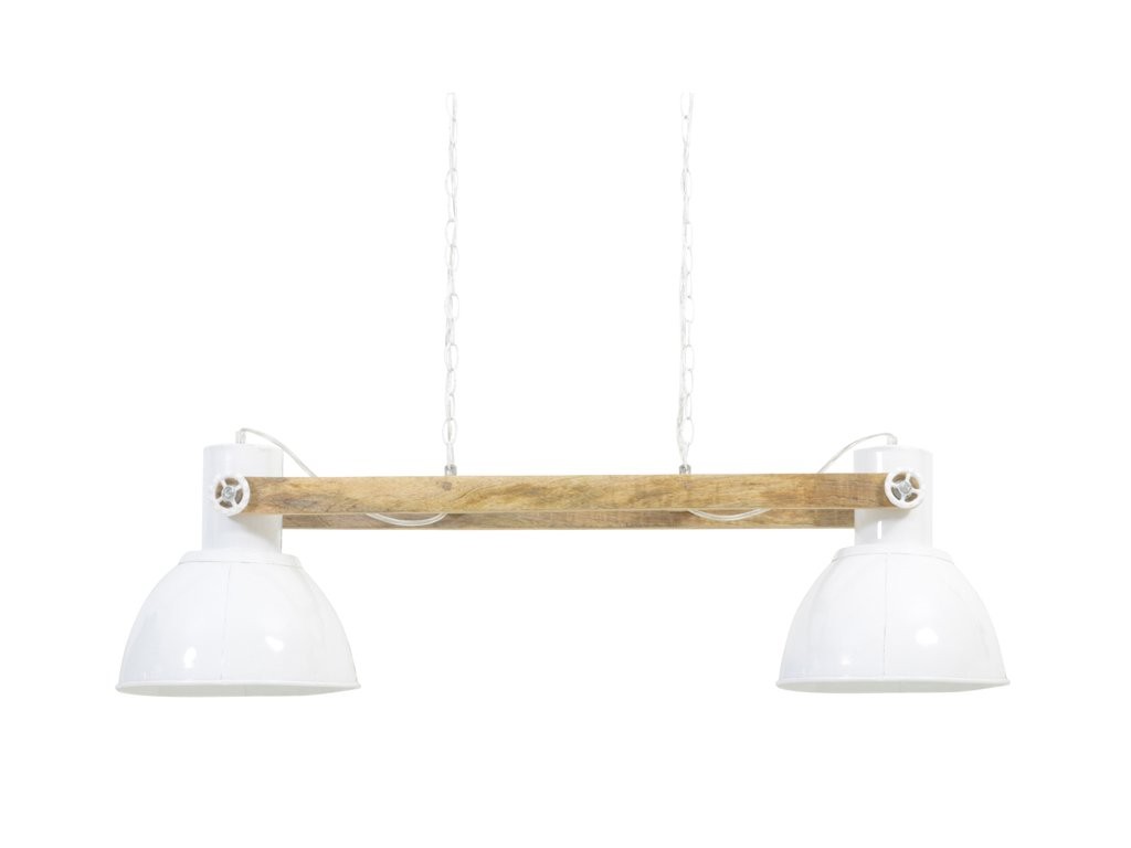 Závěsné světlo Elay 2 lampy bílé - 110*30*30 cm