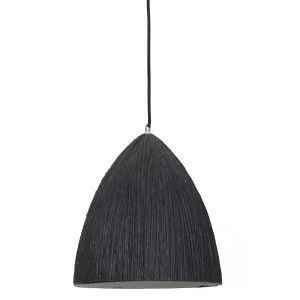 Šedé závěsné keramické světlo Areka - Ø 25*29 cm