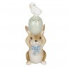 Velikonoční dekorace králíka s vajíčkem - 8*6*17 cm

Barva: Vícebarevná
Materiál: Polyresin
Hmotnost: 0,171 kg
