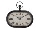 Oválné vintage hodiny Clement Audierne - 50*3*44 cm / 1*AA