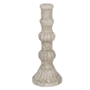 Šedý cementový svícen Florent S - Ø 12*32 cm