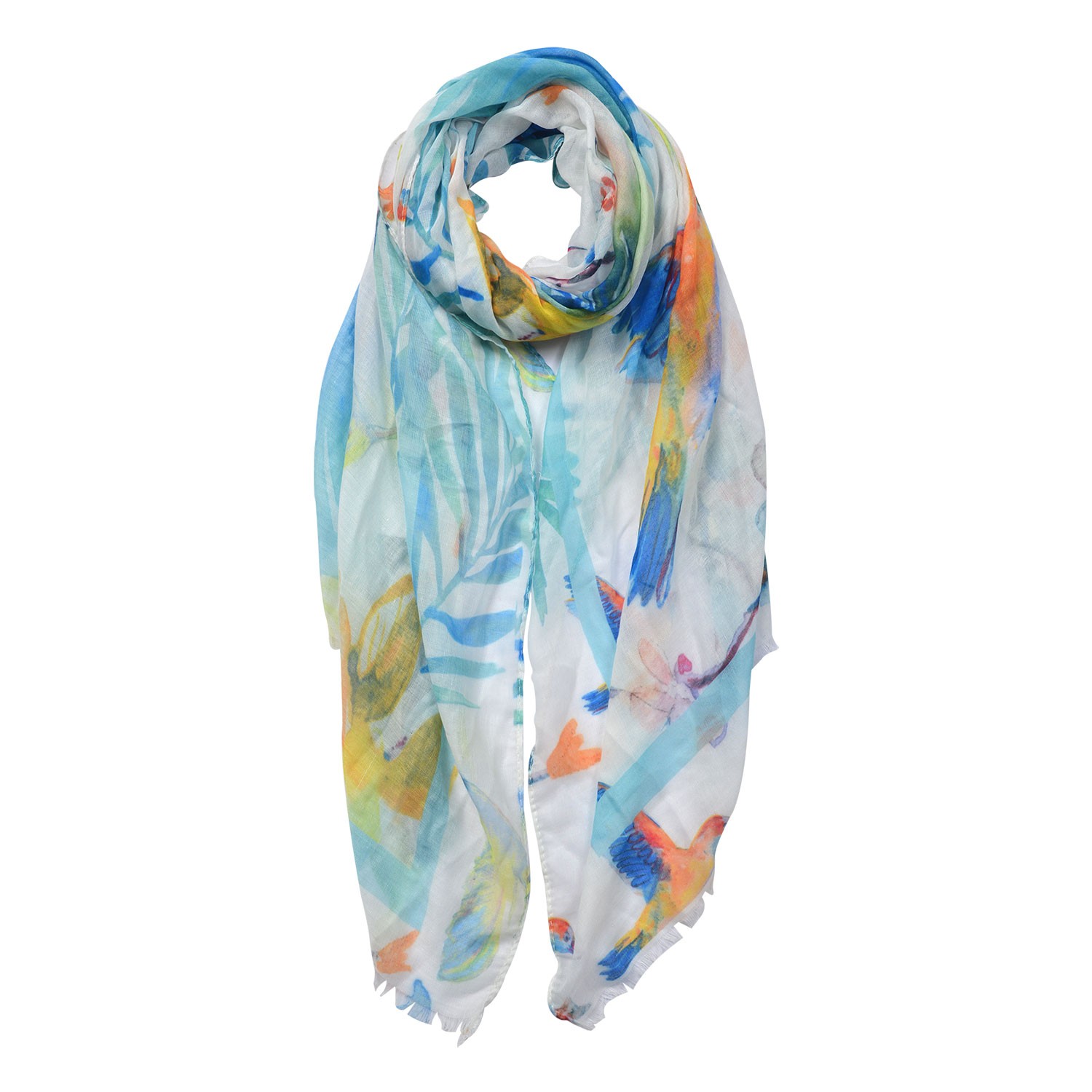 Vícebarevný šátek - 70*180 cm Clayre & Eef