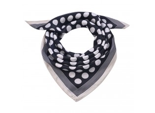 Šátek Jeanne s nádechem námořnického stylu - 70*70 cm