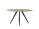 Kulatý jídelní stůl s dřevěnou deskou z mangového dřeva Magnifera - Ø 140*78 cm