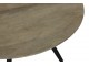 Kulatý jídelní stůl s dřevěnou deskou z mangového dřeva Magnifera - Ø 140*78 cm