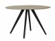 Kulatý jídelní stůl s dřevěnou deskou z mangového dřeva Magnifera - Ø 120*78 cm