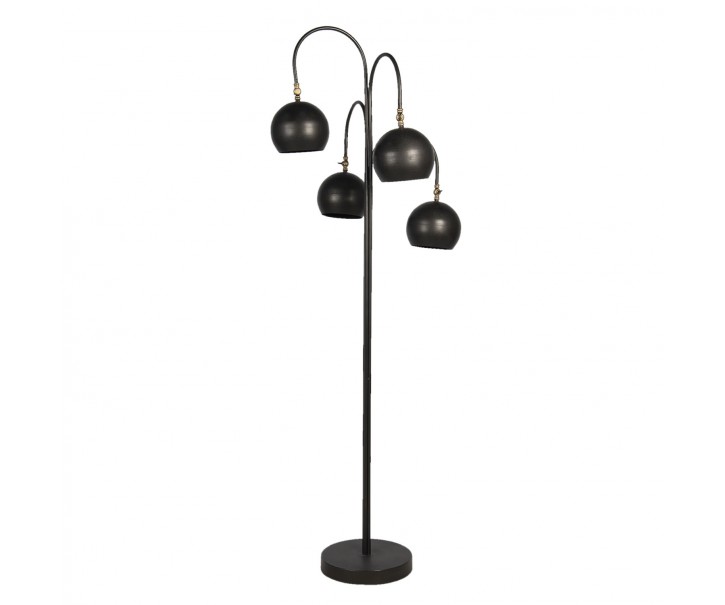 Stojací černá lampa se 4 stínidly Sappheire – Ø 50*175 cm