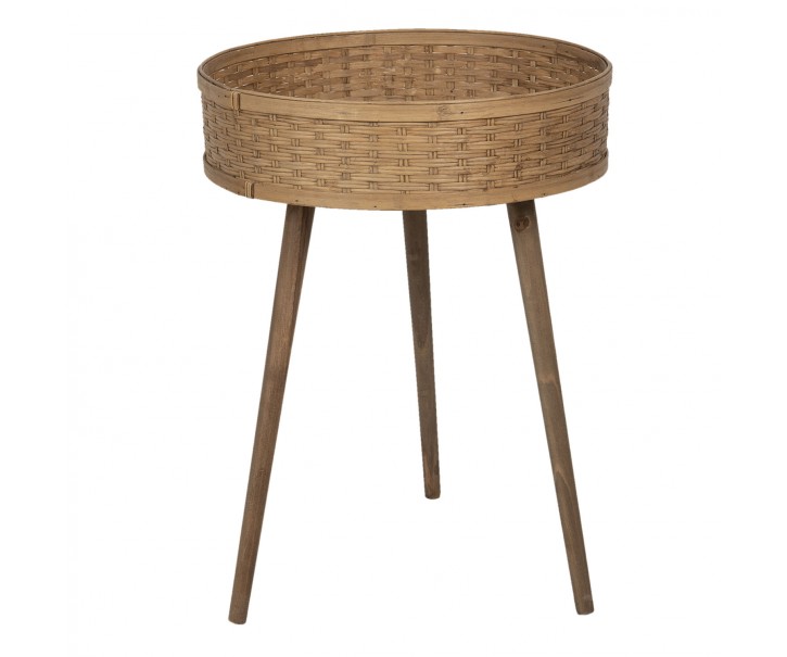Odkládací stolek s bambusovou výplní - 46*62 cm