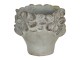 Kamenný květináč v designu busty hlavy s květinami Tete - 16*15*13 cm