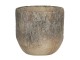 Kamenný květináč s popraskaným designem Craquer – Ø 16*16 cm Clayre & Eef