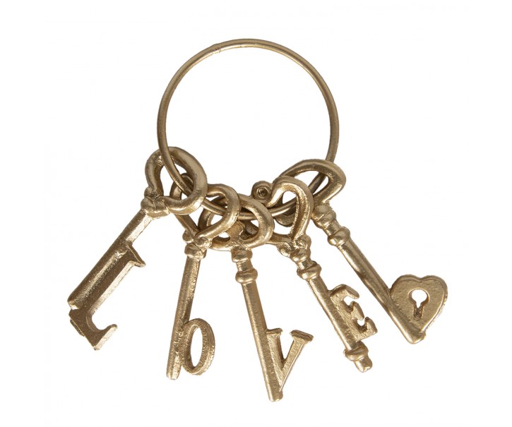 Dekorativní svazek klíčů Love - 10*5*20 cm