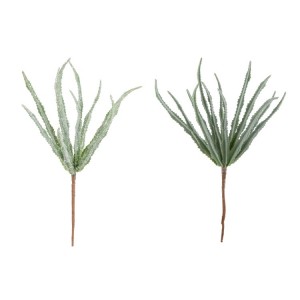 Dekorace 2ks květina Haworthia - 28 cm
