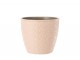 Růžový vzorovaný obal na květináč s květy Blossom L - Ø17*15 cm J-Line by Jolipa