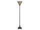 Stojací lampa Tiffany Triangl - 31*31*187 cm E27/max 1*60W