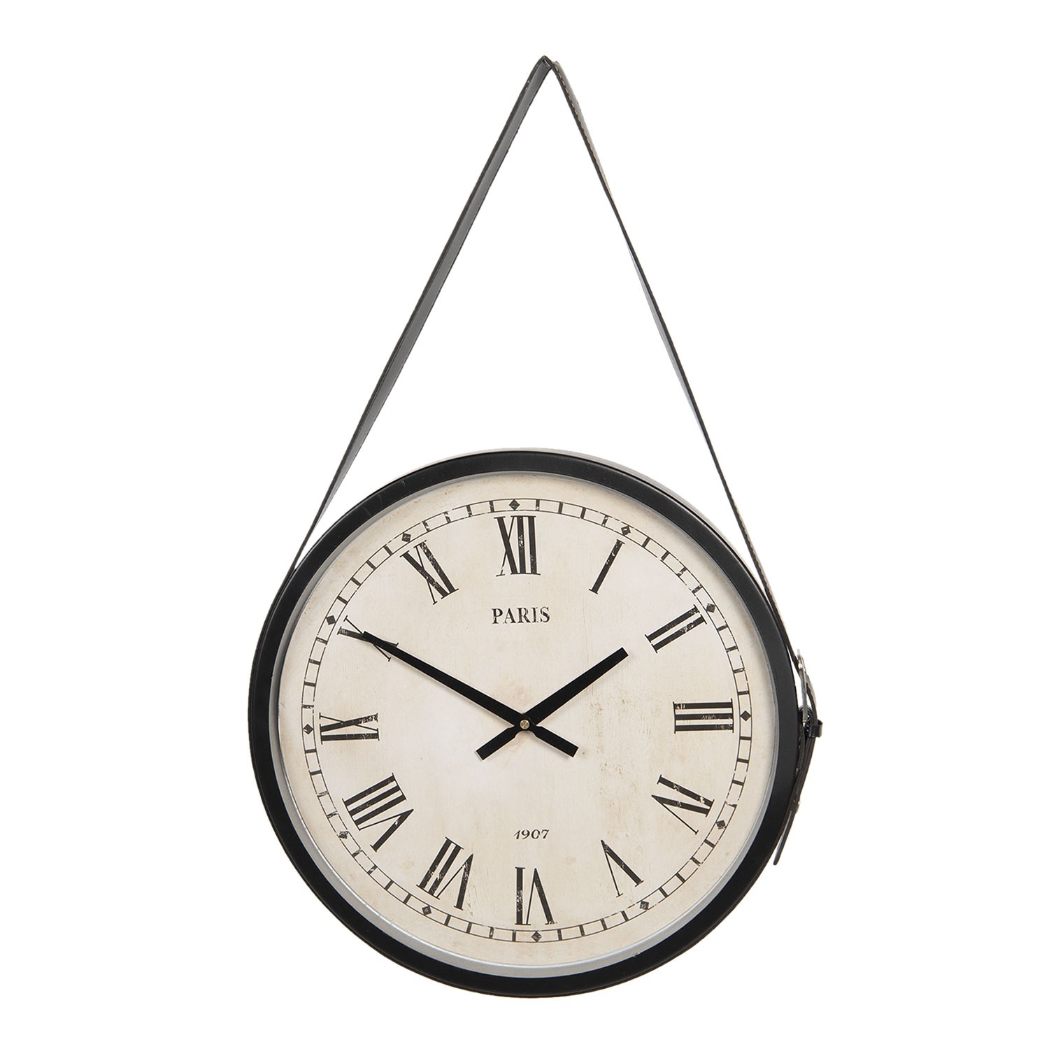Závěsné vintage hodiny Paris 1907 - 42*4 cm Clayre & Eef