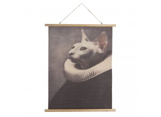 Nástěnný plakát kočky v barokním stylu - 80*2*100 cm