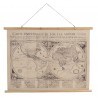 Nástěnná mapa světa obě polokoule s latinským popisem - 100*2*75 cm Barva: hnědá, béžová, přírodníMateriál: textil, dřevo
Hmotnost: 0,5 kg