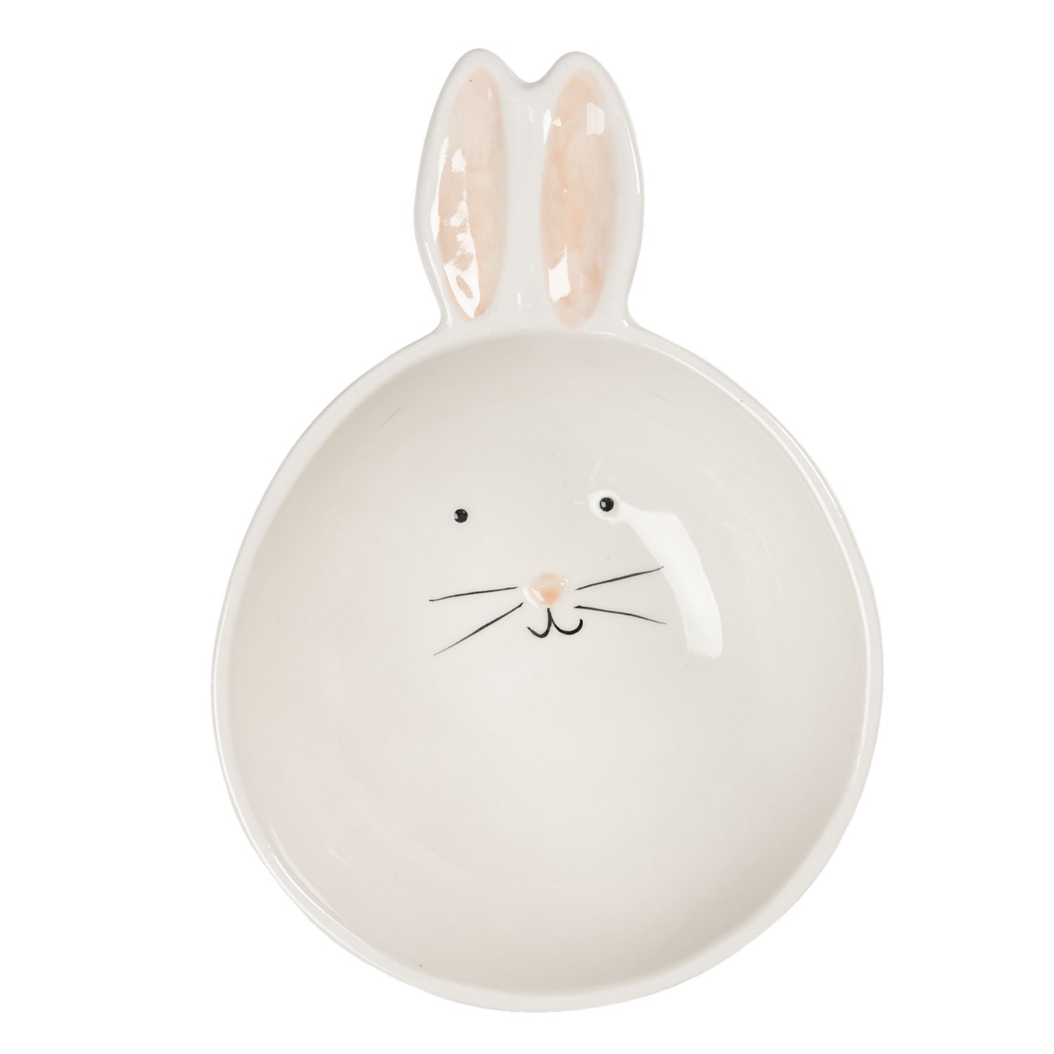 Keramická miska s oušky Králíček - 11*27*3 cm
