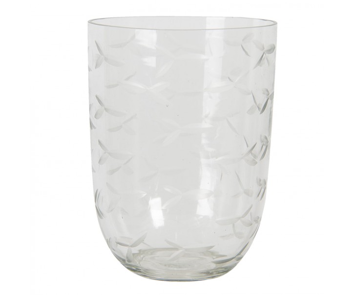 Sklenice na vodu v retro designu Beth - Ø 8*11 cm / 300ml Clayre & Eef