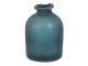 Modrá váza Single s patinou - 7*10 cm