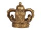Dekorativní zlatá antik koruna - 8*7 cm