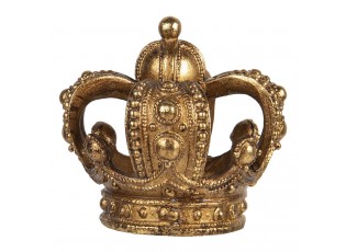 Dekorativní zlatá antik koruna - 8*7 cm