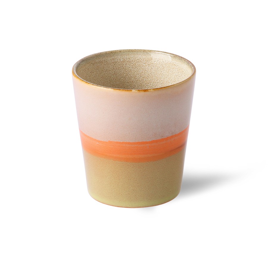 Barevný retro hrnek na kávu Mars - Ø 7,5*8cm 
